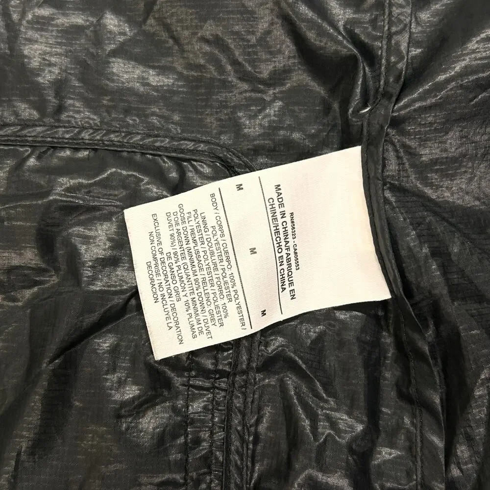 Nike AeroLoft 800 Down Running Vest 546673-010 Black Goose Down Packable wms M